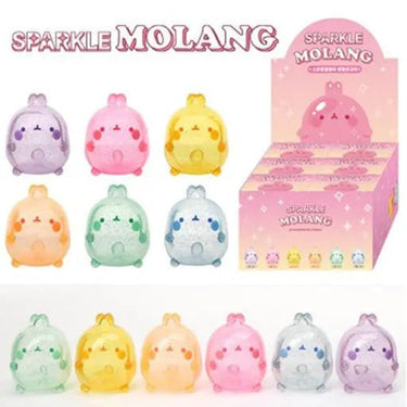 Sparkle Molang Random Figure Blind Box Cute Glitter Edition - Kawaii Toys